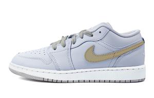 Детские баскетбольные кроссовки Air 1 с износостойкой амортизацией и низким верхом для подростков Jordan, хаки