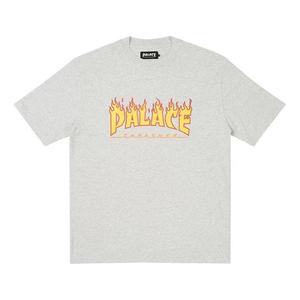 Футболка x thrasher t-shirt 'grey marl' Palace, серый