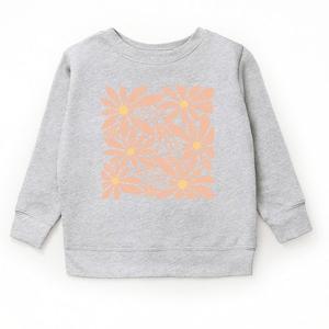 Свитшот Sunny days ahead daisies youth The Juniper Shop, Heather Grey
