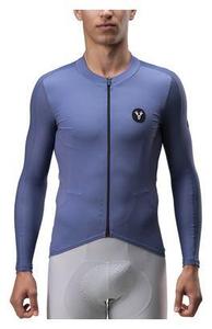 Футболка LeBram Turini с длинным рукавом, сине-серая