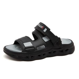 Пляжные сандалии мужские серые JEANSWEST, Black Gray