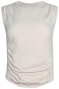 Топ Alexander Wang Ruched Tank, серый
