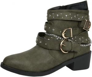 Женские повседневные модные ботинки - для ежедневных поездок - удобные Fusecottc, Green