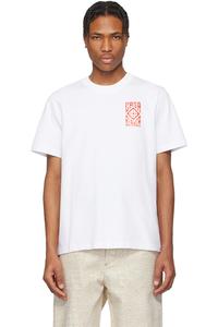 Готическая футболка с логотипом Casablanca, белый