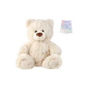 Jifu Bear совместимые куклы для детей старше 3 лет плюшевые куклы высота 26cm MINISO, Khaki+Sticker 1 Pack