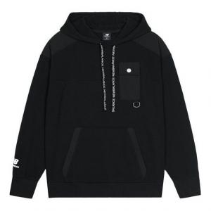 Толстовка New Balance Men's New Balance Solid Color Casual Hooded Pullover Long Sleeves Black, черный