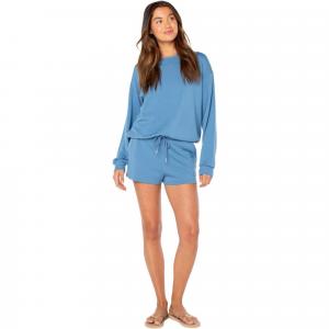 Женская толстовка с круглым вырезом "Серфинг при лунном свете" ROXY, Captains Blue Solid