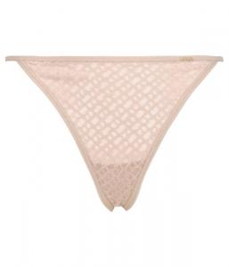 Стринги кружевные Boss, бежевый