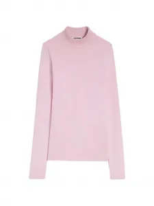 Свитер с воротником-стойкой JIL SANDER, розовый