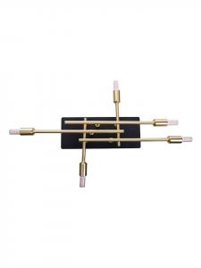 Näve Светодиодный потолочный светильник "Ancona" в черно-золотом исполнении - (Ш)45 x (В)10 x (Г)25 см