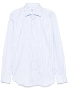 Mazzarelli рубашка в полоску, синий