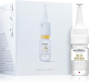 Интенсивная восстанавливающая сыворотка Dualsenses Rich Repair для сухих и поврежденных волос Goldwell, 12 x 18 мл