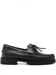 Кожаные топсайдеры Sebago, черный