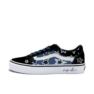 Vans Женские низкие скейтерские кроссовки Ward Abrasion Resistant Steel Blue