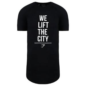 Эксклюзивная мужская черная футболка Amsterdam Gymshark, черный