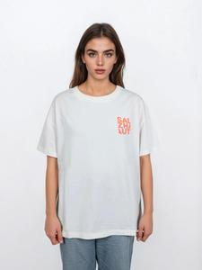 Salzhaut Футболка 'WEVEN' в цвете Off White