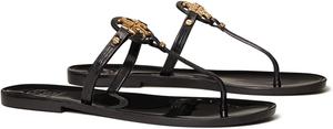 Шлепанцы Mini Miller Jelly Thong Sandal Tory Burch, черный