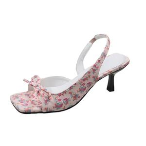 Сандалии женские с одним ремешком, разноцветные MADALLO, Multicolor