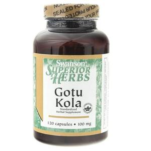Swanson, Экстракт Готу Колы, 100 мг, 120 капсул
