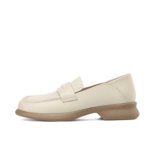 OCCAMAN Лоферы женские черные/экрю, цвет Ecru