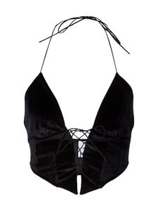 Топ VIERVIER Meryem, черный