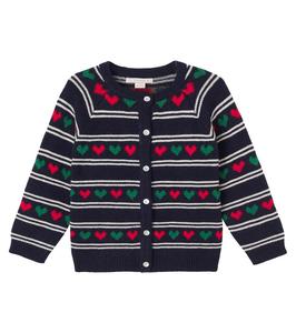 Кардиган из смесовой шерсти Konges Sløjd, Heart