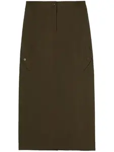 Юбка миди с завышенной талией B+Ab, зеленый