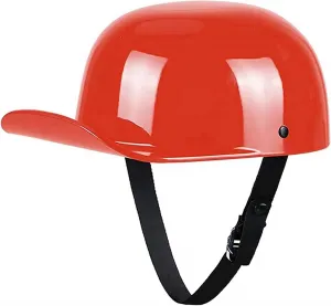 Мотоциклетный полушлем в стиле ретро, ​​открытый мотоциклетный шлем, шлем в стиле бейсболки, шлем-череп, одобрен DOT ECE для скутеров, мопедов, унисекс и для взрослых Xiaojian, I