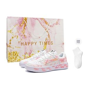 LINING Понтонные лодки, легкие, дышащие, увеличивающие рост, низкие, кроссовки для скейтбординга, унисекс, белые