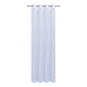 Штора с люверсами Gerster Zoro, 235 см, белый