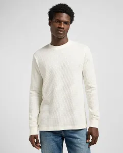 Мужская футболка с длинным рукавом и обычным кроем Lee, белый