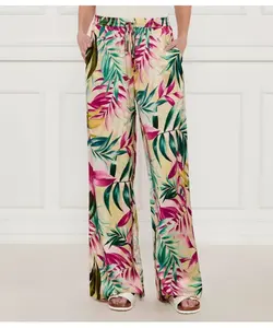 Атласные брюки Инес Flare fit Guess Jeans, мультиколор