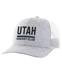 Мужская серая кепка Harrington Adjustable Trucker Hat команды Utah Hockey Team '47 Brand