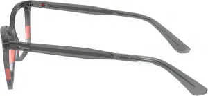 Современные женские солнцезащитные очки Calvin Klein, 029 Striped Grey/Coral/Grey