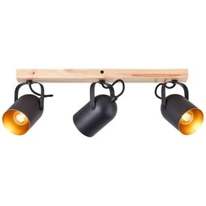 Потолочный светильник LIGHTBOX 20181514205 1 цвет gold/schwarz/holz