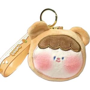 Плюшевый кулон с мультяшной игрушкой для разминания, высота 6см Ha Jie Bret