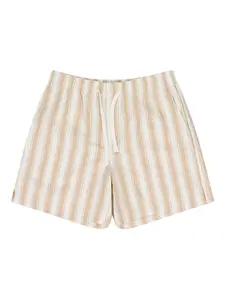 Полосатые шорты с кулиской Aimé Leon Dore, нейтральный