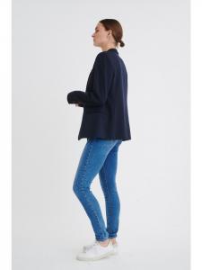 InWear Пиджак Roseau прямого кроя, темно-синий