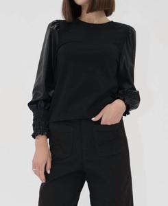 Another Love Топ Giovana черного цвета