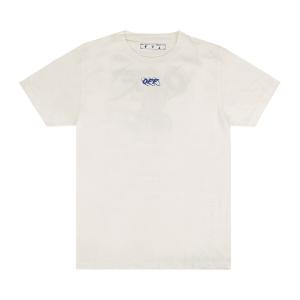 Off-White Узкая футболка Mirko Белая