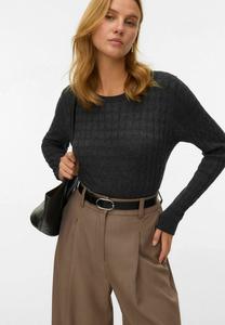 Джемпер Vero Moda VMFLO, Dark Grey Melange/Mottled Dark Grey