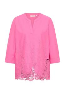 Блузка свободного кроя без застежек Eterna, розовый