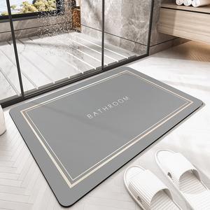 Dajiang Ковер 40x60 см для ванной комнаты, впитывающий, нескользящий, из диатомита