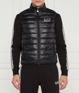 Жилетка Ea7 Regular Fit, черный / белый