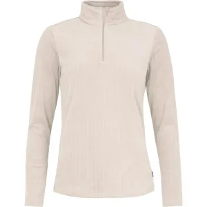 Женский флисовый свитшот Prtgail с застежкой 1/4 на молнии, бренд Protest, белый