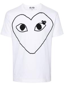 Comme Des Garçons Play футболка с принтом, белый