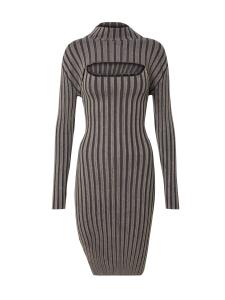 Вязаное платье LeGer by Lena Gercke Knitted dress Meriem, цвет grey/dark grey