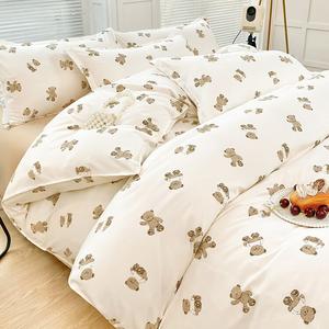 Yalu Комплект постельного белья 1.5м, 4 предмета, одеяло 2 кг, 2 наволочки