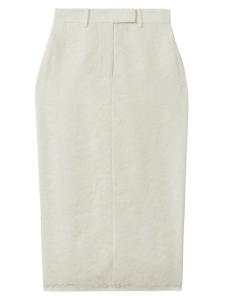 Юбка-миди из тюля с цветочным принтом Денвер Reiss, слоновая кость