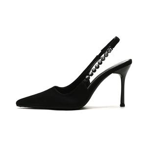 BIGTREE Туфли на тонком каблуке высотой 9 см, женские, черные